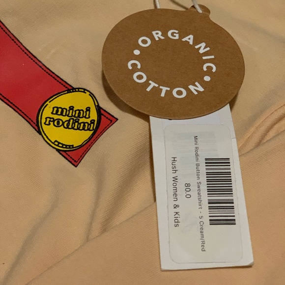 Mini Rodini Button Sweatshirt - Picture 2 of 3